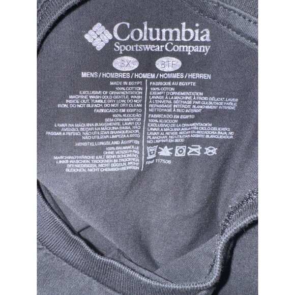 Columbia Yosemite National Park Graphic T-Shirt 3XL Black Short Sleeve Mens - Picture 2 of 4
